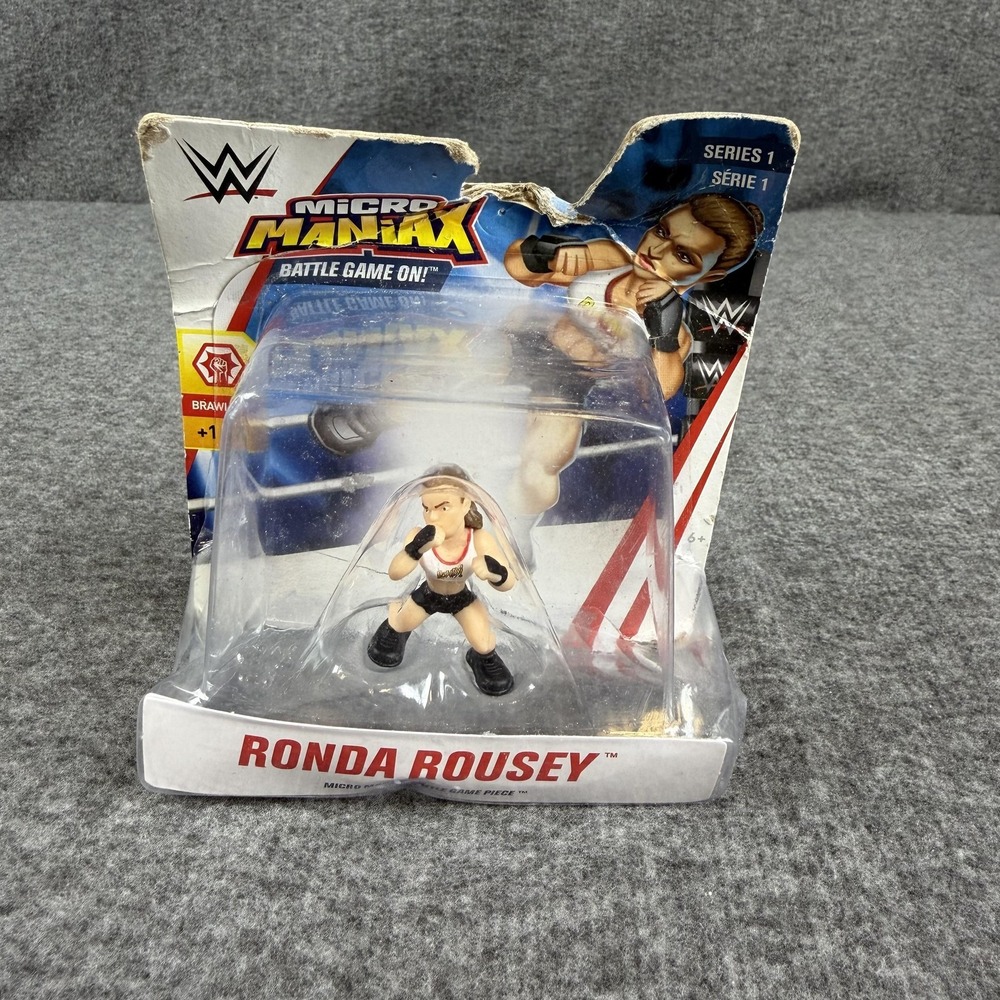 WWE Micro Maniax Ronda Rousey Battle Game Piece Figure Series 1 Wicked Cool Toys